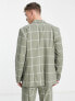 Фото #2 товара Viggo ascensio check suit jacket in green