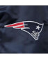 ფოტო #5 პროდუქტის Men's Navy New England Patriots Locker Room Satin Varsity Full-Snap Jacket