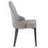 Nueva Chair in Metal and Fabric Set of 2