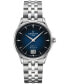 ფოტო #1 პროდუქტის Men's Swiss Automatic DS-1 Big Date Stainless Steel Bracelet Watch 41mm