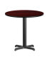 Фото #4 товара 30" Round Laminate Table Top With 22"X22" Table Height Base