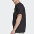 Фото #4 товара adidas originals三叶草 联排Logo印花短袖T恤 男款 黑色 / Футболка Adidas Originals LogoT FM3341