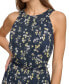 Фото #4 товара Women's Floral-Print Halter Midi Dress