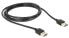 Delock 5m USB 2.0 A - 5 m - USB A - USB A - USB 2.0 - Male/Male - Black