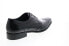 Carrucci KS099-813 Mens Black Leather Oxfords & Lace Ups Wingtip & Brogue Shoes