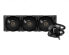 Фото #1 товара MSI MAG CORELIQUID P360 Liquid CPU Cooler '360mm Radiator - 3x 120mm PWM Fan - Noise Reducer connector - Compatible with Intel and AMD Platforms - Latest LGA 1700 ready' - All-in-one liquid cooler - 78.73 cfm - Black