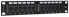 Intellinet Patch Panel - Cat6 - 10" - UTP - 1U - 12-Port - Black - RJ-45 - U/UTP (UTP) - Black - Rack mounting - 1U - 254 mm