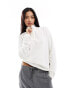 Фото #2 товара Napapijri Iaato 1/4 zip fleece in cream