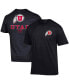 Фото #1 товара Men's Black Utah Utes Stack 2-Hit T-shirt