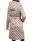 ფოტო #2 პროდუქტის Women's Hooded Belted Quilted Coat