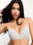 Фото #1 товара Cotton:On body contour cotton bra in grey