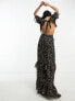 Reclaimed Vintage limited edition maxi ruffle dress in floral
