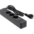 Фото #3 товара Сетевой фильтр Inline Socket strip - 3-way CEE 7/3 - with protection and USB QC3.0 - black