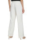 Фото #2 товара Karl Lagerfeld Women's Button-Pocket Wide-Leg Sailor Pants