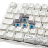 Ducky One 3 Classic Pure White Gaming Tastatur, RGB LED - MX-Blue - фото #5