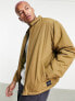 Topman oversized coach jacket in khaki