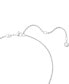 Фото #3 товара Swarovski disney Mickey Mouse Silver-Tone Crystal Pendant Necklace, 19-1/4"