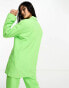 Фото #3 товара JJXX Mary oversized blazer co-ord in green