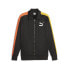 Фото #1 товара Puma T7 Iconic Full Zip Track Jacket Mens Black Casual Athletic Outerwear 539484