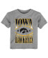 ფოტო #1 პროდუქტის Toddler Boys and Girls Heather Gray Iowa Hawkeyes Top Class T-shirt