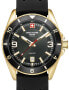 Фото #1 товара Swiss Alpine Military 7034.1817 Mens Watch Sierra gold black 42mm 10ATM