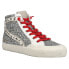Фото #3 товара Vintage Havana Shay Glitter High Top Womens Silver Sneakers Casual Shoes SHAY-0