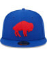 Фото #3 товара Men's Royal Buffalo Bills Throwback Main 59FIFTY Fitted Hat