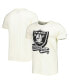 Фото #1 товара Men's Cream Las Vegas Raiders Sideline Chrome T-shirt