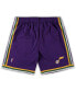 ფოტო #1 პროდუქტის Men's Purple Utah Jazz Big and Tall Hardwood Classics Team Swingman Shorts