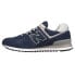Фото #3 товара New Balance 574 Lace Up Mens Blue Sneakers Casual Shoes ML574EVN