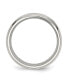 ფოტო #2 პროდუქტის Stainless Steel Polished Koa Wood Inlay Enameled 8mm Band Ring