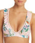 Фото #1 товара Isabella Rose 263477 Women Blossoms Cami Bikini Top Swimwear Size Medium