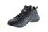 Reebok Zig Kinetica II Mens Black Canvas Lace Up Athletic Running Shoes 9