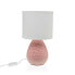 Настольная лампа Versa Розовый Белый Керамика 40 W 15,5 x 27,5 cm