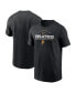 Фото #2 товара Men's Black Pittsburgh Pirates Team Engineered Performance T-shirt
