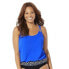 Фото #1 товара Swimsuits for All Women's Plus Size Loop Strap Blouson Tankini Top - 10, Royal
