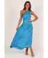 ფოტო #4 პროდუქტის Flin Pleated One Shoulder Midi Dress