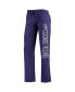 ფოტო #5 პროდუქტის Women's Purple, Black Colorado Rockies Meter Muscle Tank Top and Pants Sleep Set