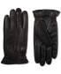 ფოტო #1 პროდუქტის Men's Insulated Faux-Leather Touchscreen Gloves