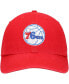 Фото #3 товара Men's Red Philadelphia 76ers Team Franchise Fitted Hat