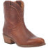 Dingo Seguaro Round Toe Cowboy Booties Womens Brown Casual Boots DI825-200