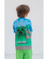 Фото #2 товара Boys Creeper T-Shirt and Shorts Outfit Set to