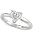 ფოტო #1 პროდუქტის Diamond Heart-Cut Solitaire Engagement Ring (1 ct. t.w.) in 14k White or Yellow Gold