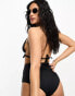 Фото #4 товара ASOS DESIGN mix and match high waist bikini bottom in black