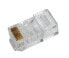 Фото #2 товара LogiLink RJ45 - RJ45 - Transparent - Gold - RoHS - 100 pc(s)