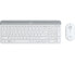 Logitech MK470 Slim Combo - Full-size (100%) - RF Wireless - QWERTZ - White - Mouse included