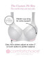 ფოტო #2 პროდუქტის Plus Size Full Coverage Lace Cup Bra