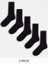 Фото #1 товара Jack & Jones socks 5 pack in black