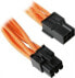 Фото #1 товара BitFenix 6 Pin PCIe - 45cm - 0.45 m - PCI-E (6-pin) - PCI-E (6-pin) - Male - Female - Black - Orange