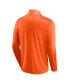 Men's Orange Clemson Tigers Depth Chart Camo Jacquard Quarter-Zip Jacket